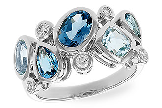 E301-79001: LDS RG 2.57 BLUE TOPAZ TW 2.75 TGW