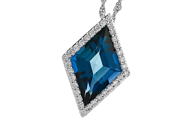 E301-79974: NECK 3.04 LONDON BLUE TOPAZ 3.20 TGW