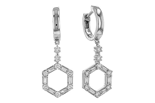E302-65383: EARRINGS .23 BAG .60 TW