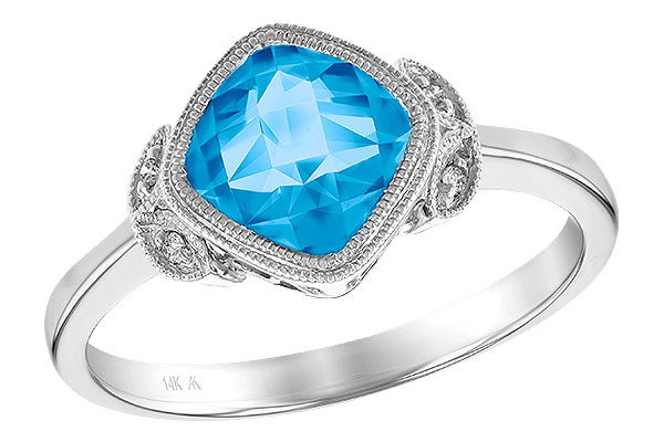 F214-52674: LDS RG 1.63 BLUE TOPAZ 1.65 TGW