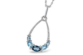 F215-40855: NECK 1.76 BLUE TOPAZ 1.96 TGW