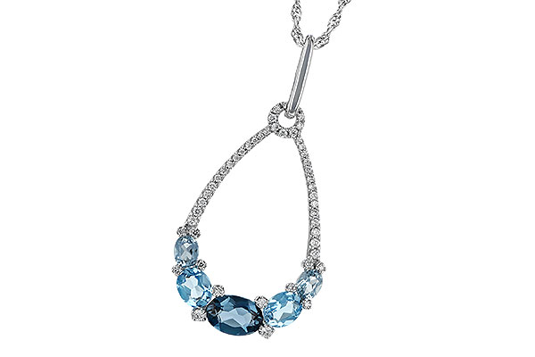 F215-40855: NECK 1.76 BLUE TOPAZ 1.96 TGW