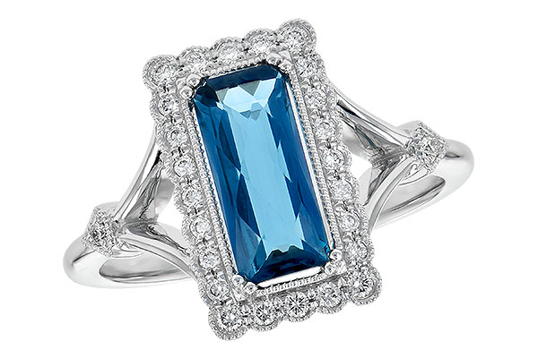 F218-15437: LDS RG 1.58 LONDON BLUE TOPAZ 1.75 TGW
