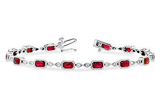 F300-85437: BRACELET 4.50 RUBY 4.82 TGW