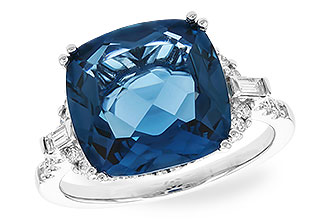 F301-77255: LDS RG 9.00 LONDON BLUE TOPAZ 9.25 TGW (12MM LBT)