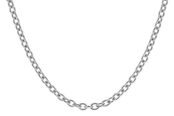 F301-79937: CABLE CHAIN (20IN, 1.3MM, 14KT, LOBSTER CLASP)