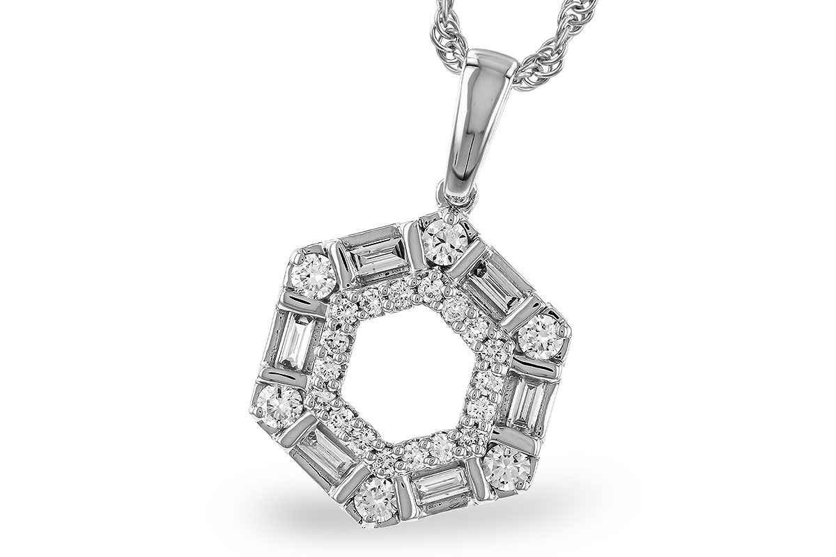 F302-65383: NECKLACE .14 TW BAG .50 TW