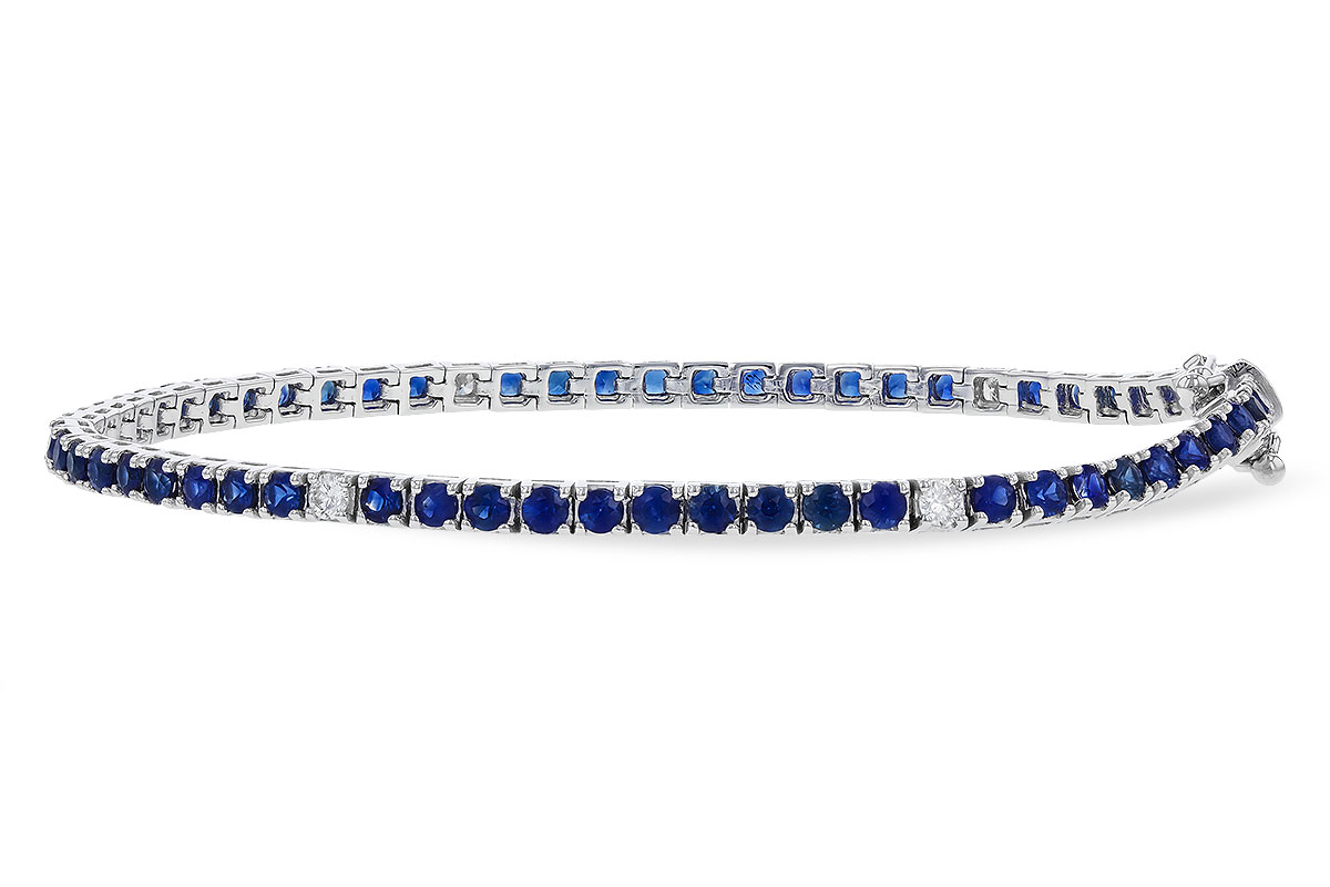 F302-65428: BRACELET 3.27 TW SAPP 3.52 TGW (7")