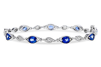 F302-66355: BRACELET 4.02 SAPPHIRE 4.26 TGW (7")