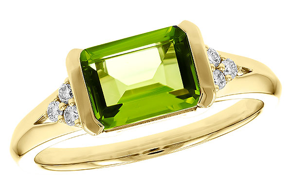 F302-70846: LDS RG 1.52 PERIDOT 1.61 TGW (8X6MM PER)