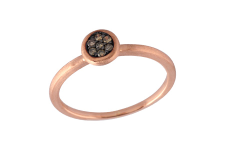 G213-55401: LDS DIA RG .08 BROWN DIA TW