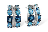 G215-41755: EARR 6.22 BLUE TOPAZ 6.46 TGW