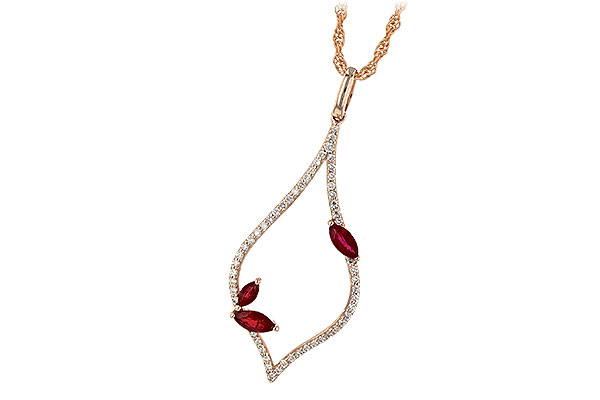 G218-09955: NECK .36 RUBY .56 TGW