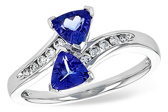 G218-09992: LDS RG .77 TW TANZANITE .90 TGW