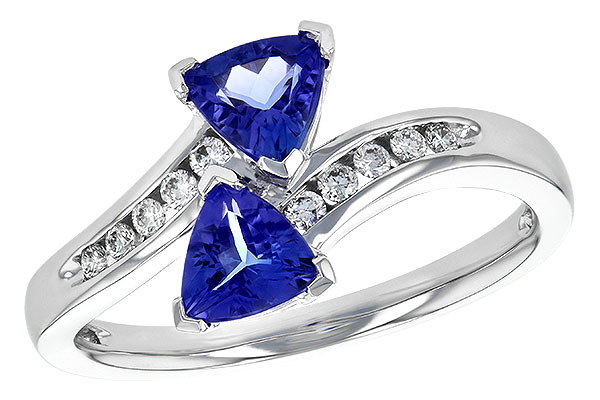 G218-09992: LDS RG .77 TW TANZANITE .90 TGW