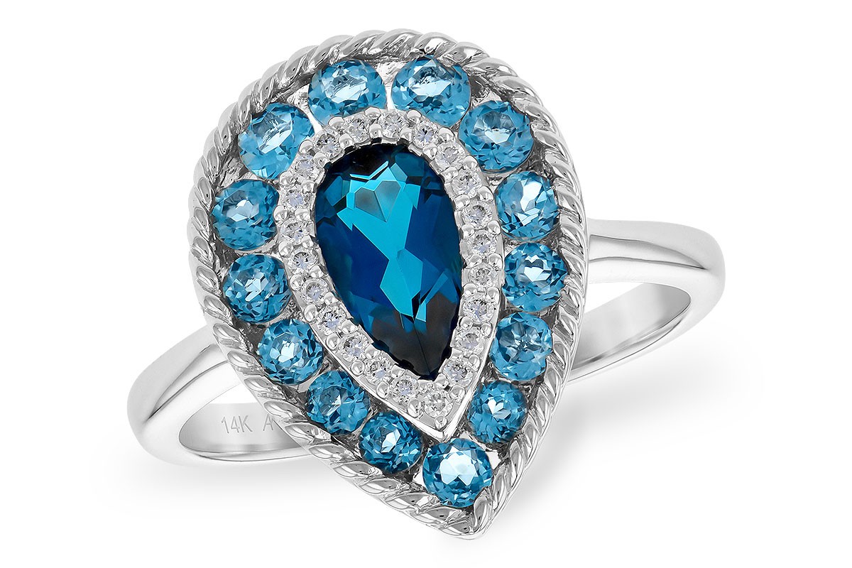 G218-13619: LDS RG 1.52 TW BLUE TOPAZ 1.60 TGW