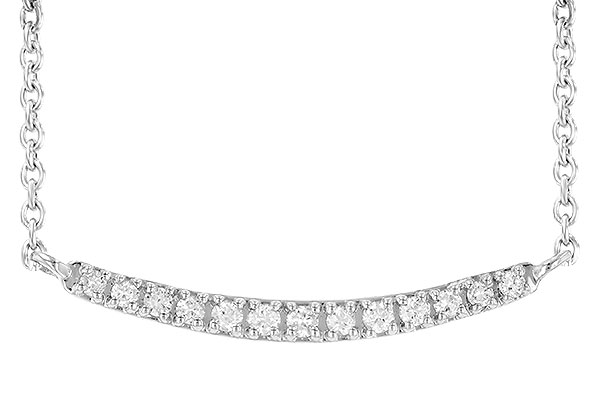 G218-15401: NECKLACE .10 TW (13 STONES)