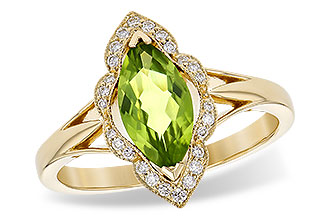 G218-15428: LDS RG .94 PERIDOT 1.05 TGW
