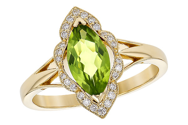 G218-15428: LDS RG .94 PERIDOT 1.05 TGW