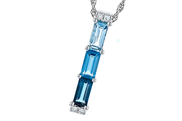 G300-85410: NECK 1.26 BLUE TOPAZ 1.30 TGW