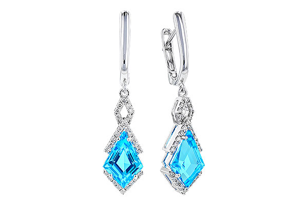 G301-75401: EARR 2.72 TW BLUE TOPAZ 2.90 TGW