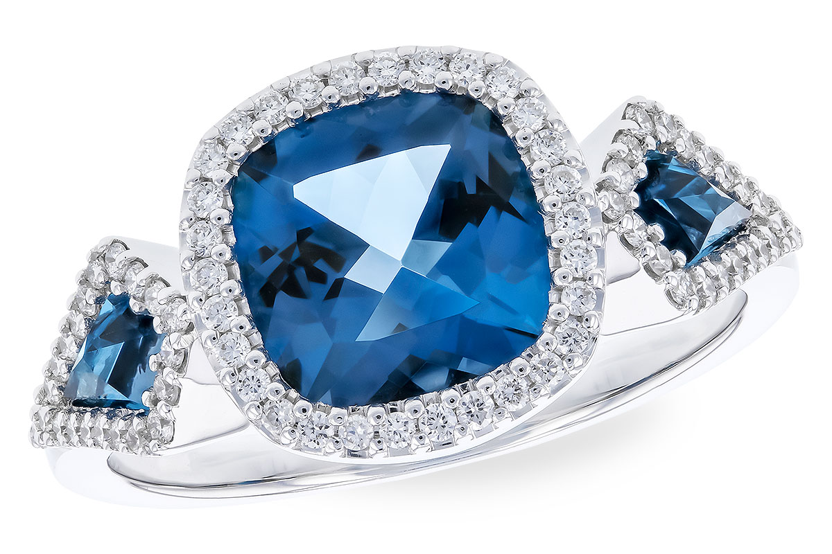 G301-76301: LDS RG 2.46 TW LONDON BLUE TOPAZ 2.72 TGW