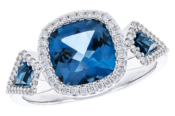 G301-76301: LDS RG 2.46 TW LONDON BLUE TOPAZ 2.72 TGW