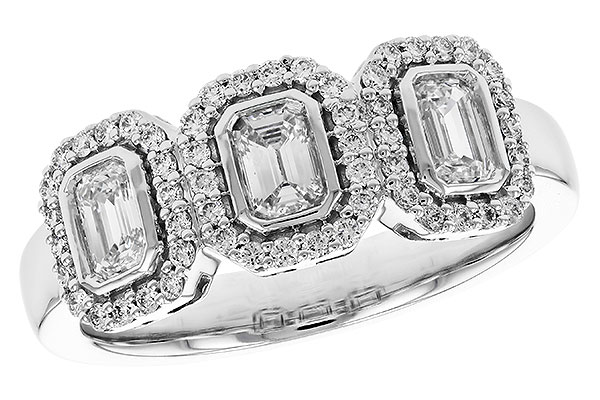 G301-79964: LDS DIA RG .54 EMERALD CUTS .80 TW