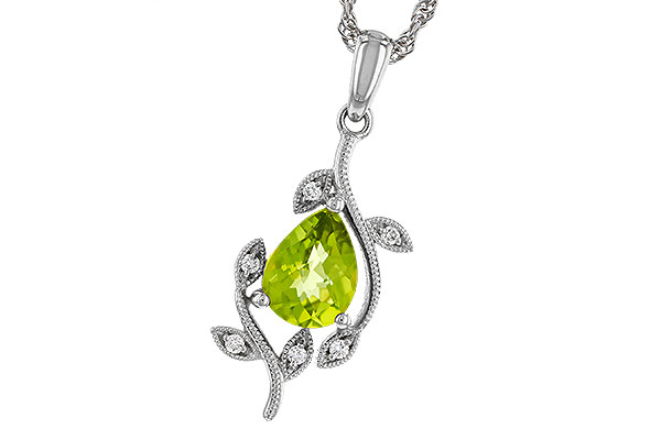 G302-67219: NECKLACE 1.16 PERIDOT 1.21 TGW (8x6MM PER)
