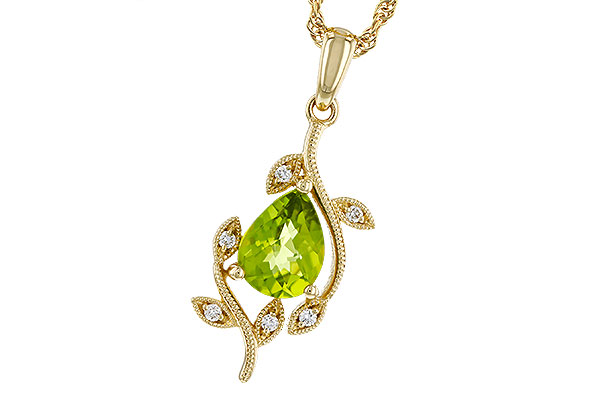G302-67219: NECKLACE 1.16 PERIDOT 1.21 TGW (8x6MM PER)