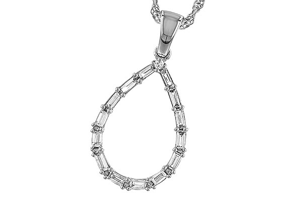 G302-69928: NECKLACE .27 BAG .28 TW