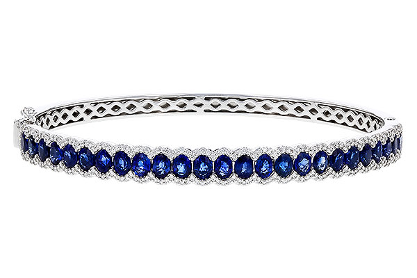 G302-71737: BANGLE 5.09 TW SAPPHIRE 5.65 TGW