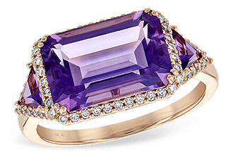 H218-10855: LDS RG 3.48 TW AMETHYST 3.70 TGW (12x8MM)