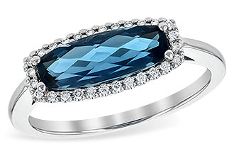 H218-14528: LDS RG 1.79 LONDON BLUE TOPAZ 1.90 TGW