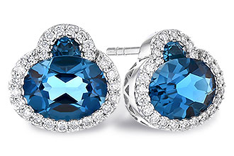 H300-89028: EARR 2.60 TW LONDON BLUE TOPAZ 2.81 TGW