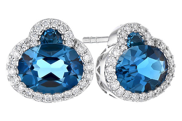 H300-89028: EARR 2.60 TW LONDON BLUE TOPAZ 2.81 TGW