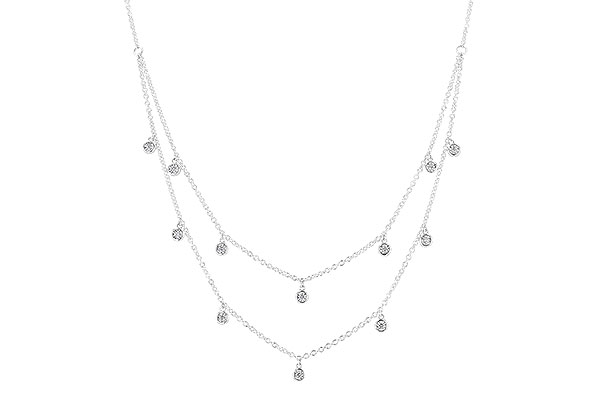 H301-74528: NECKLACE .22 TW (18 INCHES)