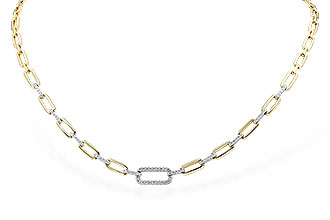 H301-77210: NECKLACE .58 TW