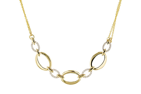 H302-65373: NECKLACE .50 TW (18")