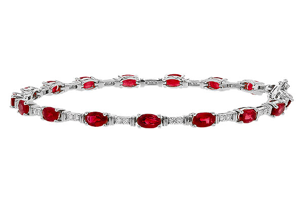H302-66355: BRACELET 4.65 RUBY 4.97 TGW (7")