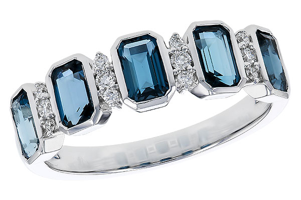 H302-67210: LDS RG 1.46 TW LONDON BLUE TOPAZ 1.58 TGW