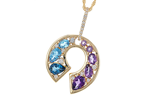 H302-68137: NECKLACE 1.77 SEMI-PREC (AMY & BT) 1.90 TGW