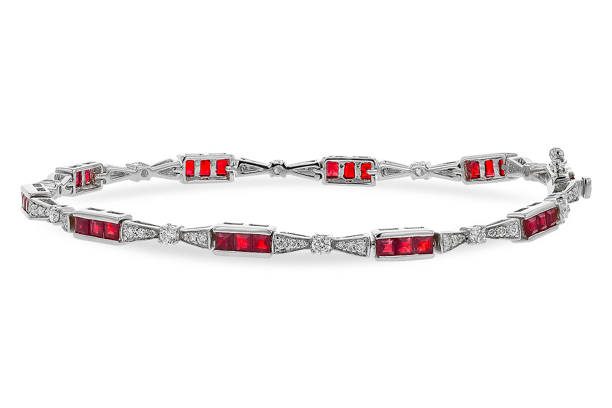 H302-69946: BRACELET 2.05 RUBY 2.70 TGW (7")