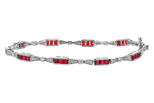 H302-69946: BRACELET 2.05 RUBY 2.70 TGW (7")