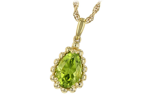 K217-22710: NECKLACE 1.30 CT PERIDOT