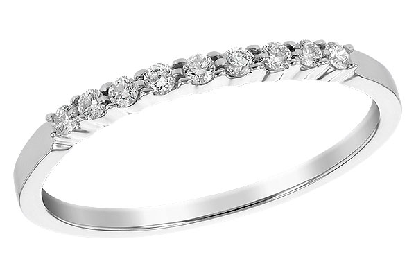 K217-23628: LDS WED RG .12 TW (9 STONES)