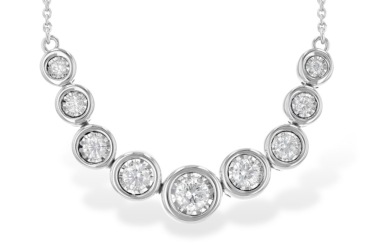 K218-16310: NECKLACE .50 TW