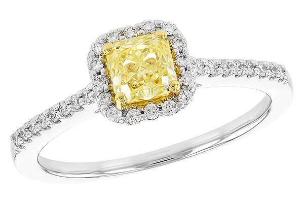 K300-82655: LDR .77 FANCY YELL DIA .95 TW (GIA6262455580)