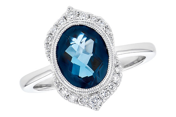 K300-89964: LDS RG 1.86 LONDON BLUE TOPAZ 2.00 TGW