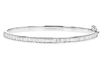 K301-74528: BANGLE 1.02 TW BAGUETTE DIAMONDS